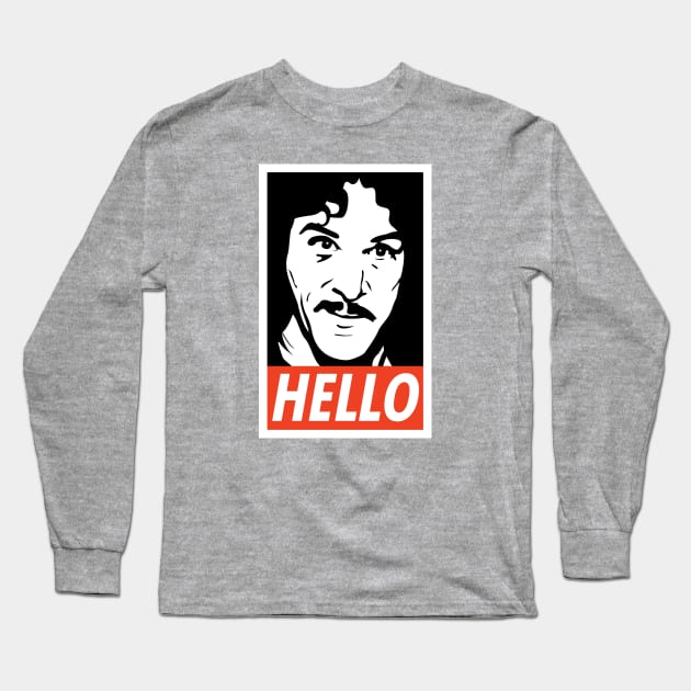 Hello Inigo Montoya Long Sleeve T-Shirt by scribblejuice